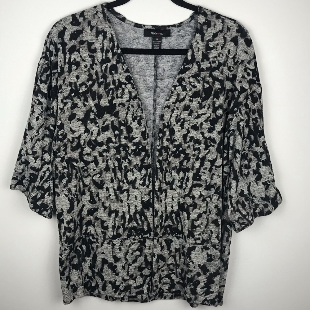 Style & Co 3 quarter bell sleeve cardigan